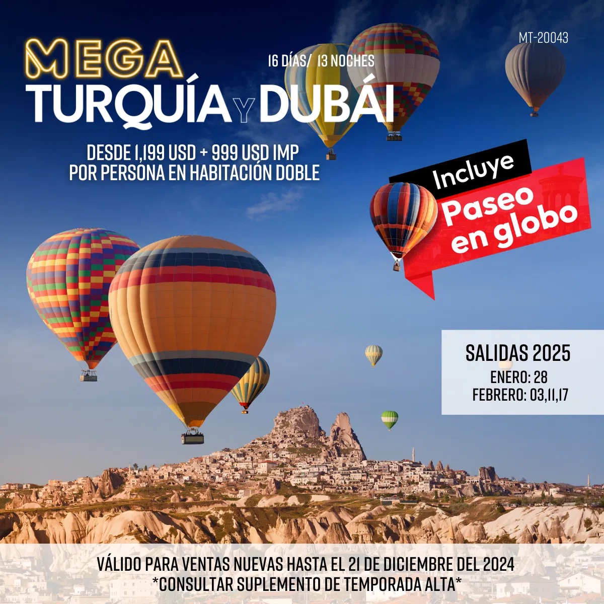 MT20043 - Mega Turquia y Dubai