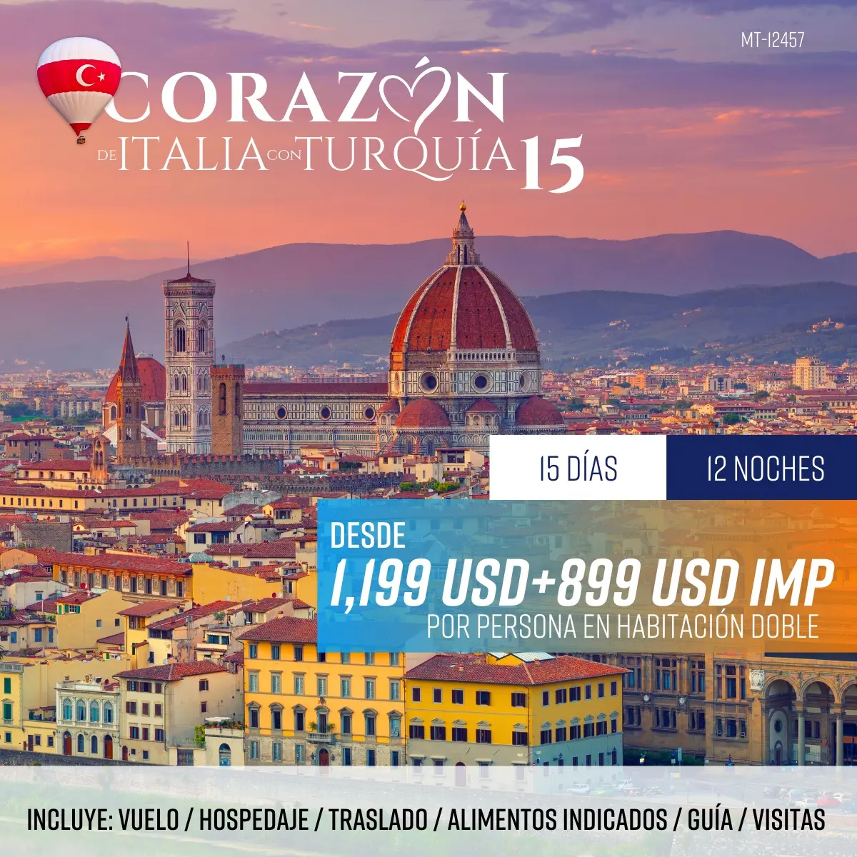 MT12457 - Corazón de Italia y Turquía 15